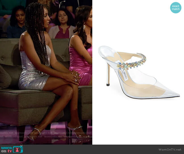 WornOnTV: Tayshia’s metallic twisted mini dress on The Bachelorette ...