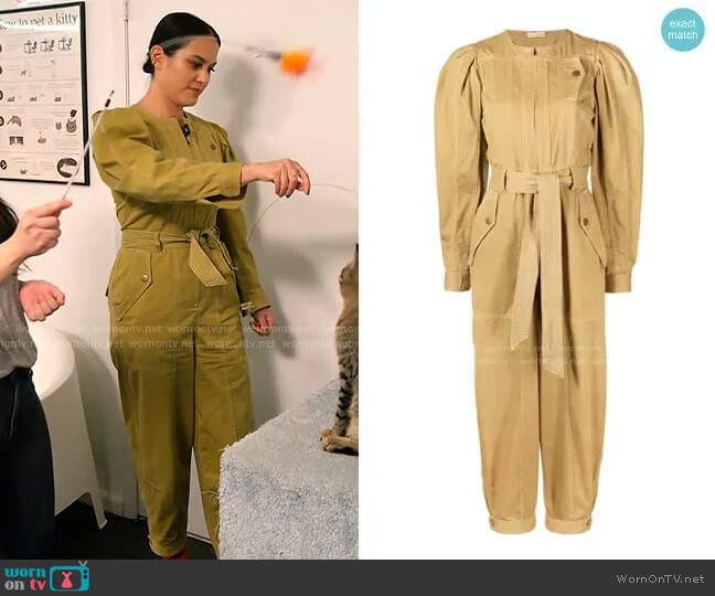 Leo Jumpsuit by Ulla Johnson worn by Donna Farizan on Today