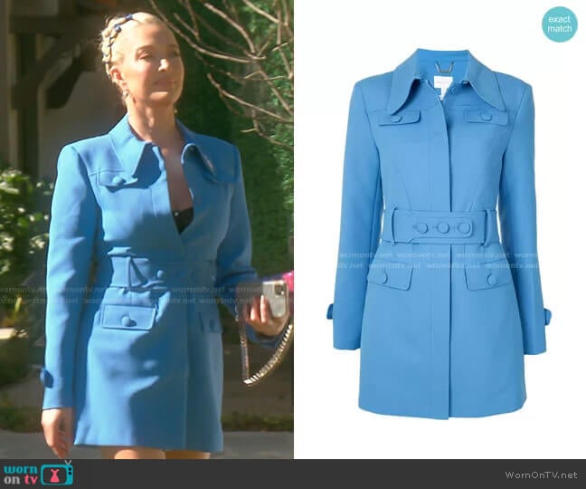 Little Journey Belted Waist Blazer by Alice McCall worn by Erika Jayne on The Real Housewives of Beverly Hills