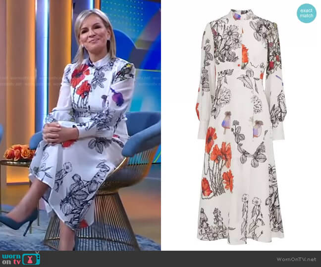 Makenene Dress by Sika'a worn by Dr. Jennifer Ashton on Good Morning America