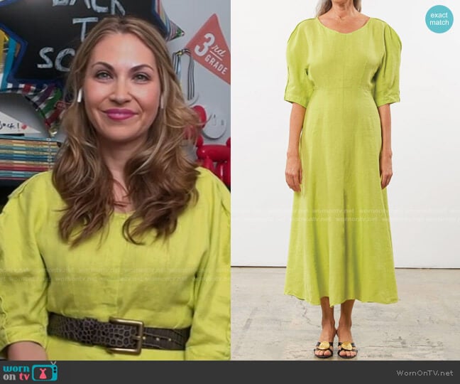 Sicily Dress by Mara Hoffman worn by Lori Bergamotto on Today