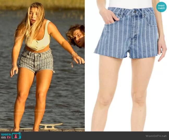 RVCA Georgie Shorts worn by Sarah Cameron (Madelyn Cline) on Outer Banks