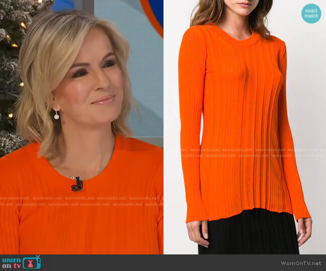 Ribbed Knit Jumper by Courreges worn by Dr. Jennifer Ashton on Good Morning America