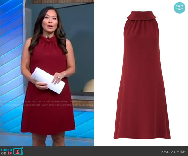 Button Maternity Dress by Sail to Sable worn by Eva Pilgrim on Good Morning America