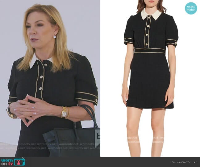 Tweed Minidress by Sandro worn by Ramona Singer on The Real Housewives of New York City