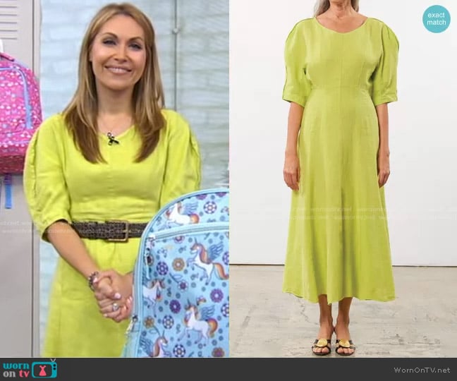 Mara Hoffman Sicily Dress worn by Lori Bergamotto on Good Morning America