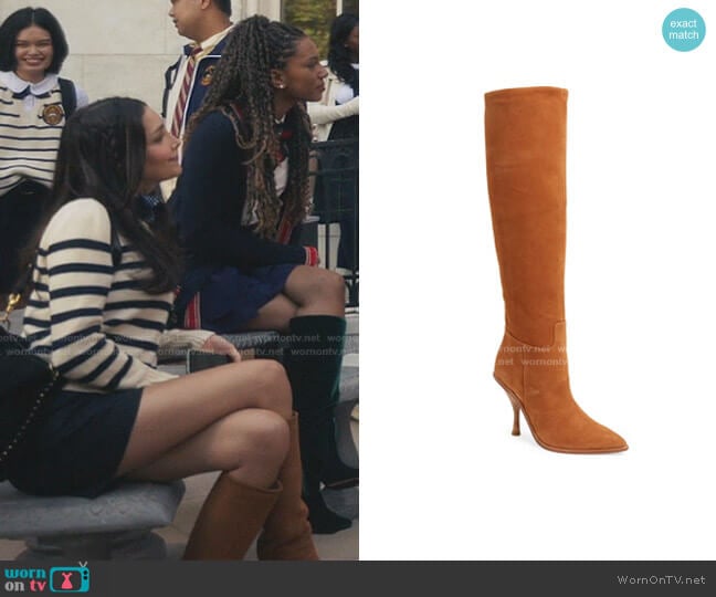 Halie Knee High Boot by Sigerson Morrison worn by Luna La (Zión Moreno) on Gossip Girl