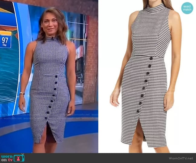 Sofie Dress in Classic Chic by Black Halo worn by Ginger Zee on Good Morning America