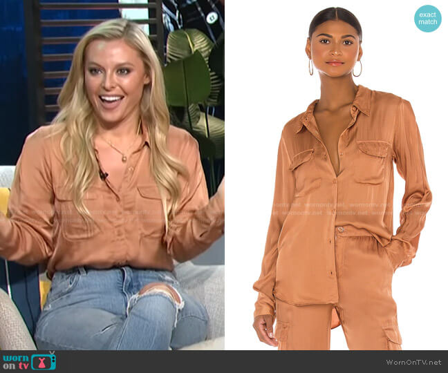 Belle Top by Young, Fabulous & Broke worn by Cristy Lee's on E! News Daily Pop