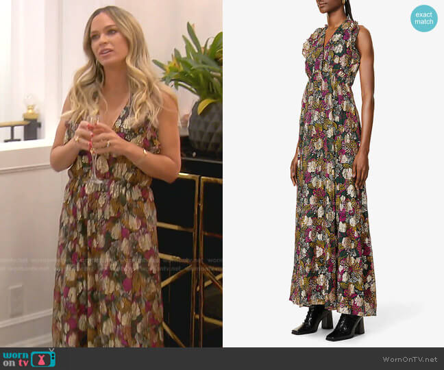 WornOnTV: Teddi’s metallic floral maxi dress on The Real Housewives of ...