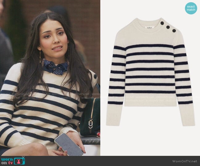 Sean Sailor Sweater by Ba&Sh worn by Luna La (Zión Moreno) on Gossip Girl