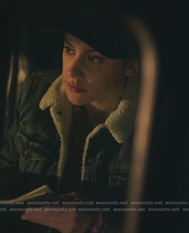 Betty’s denim shearling jacket on Riverdale