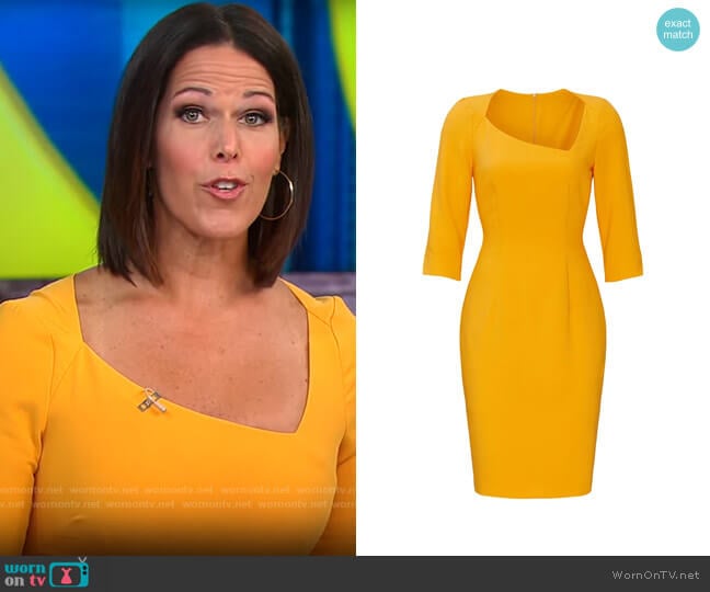 Black Halo Derek Sheath worn by Dana Jacobson on CBS Mornings