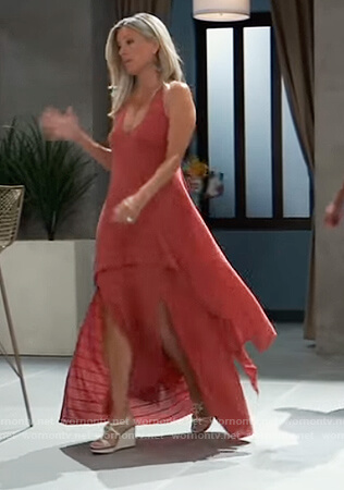 Carly's white wedges on General Hospital