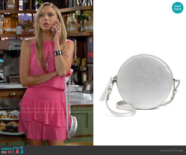 Chelsea28 Cassie Faux Leather Crossbody Bag worn by Abby Newman (Melissa Ordway) on The Young and the Restless