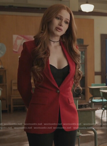 Cheryl's red blazer on Riverdale