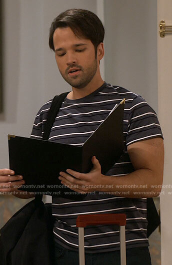 Freddie's striped t-shirt on iCarly