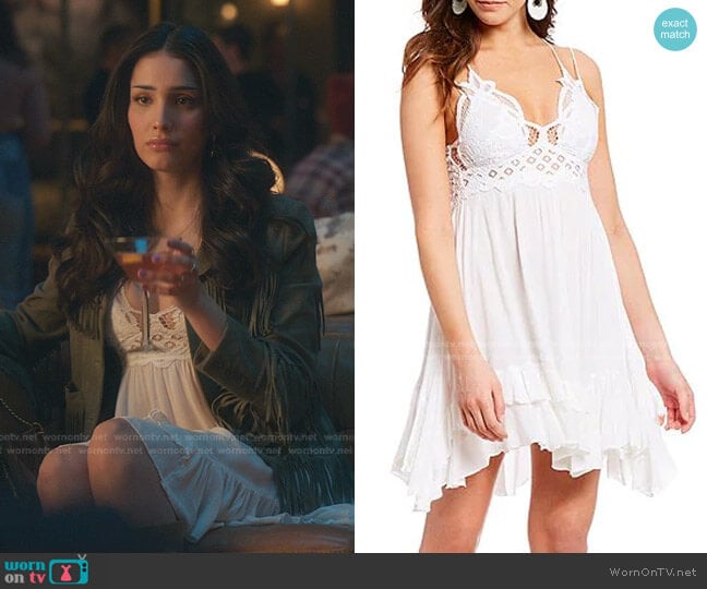 Adella Dress by Free People worn by Luna La (Zión Moreno) on Gossip Girl