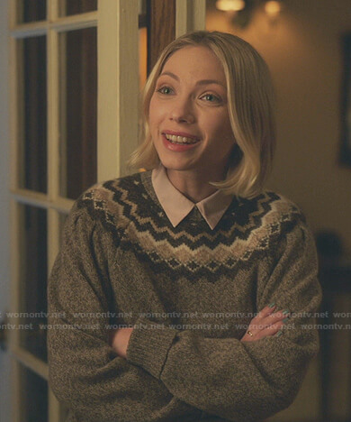 Kate's fair isle sweater on Gossip Girl