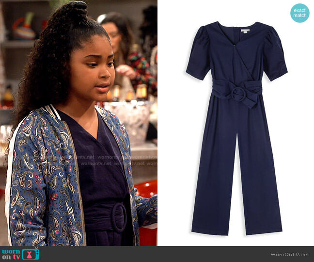 WornOnTV: Millicent’s blue paisley bomber jacket on iCarly | Jaidyn ...