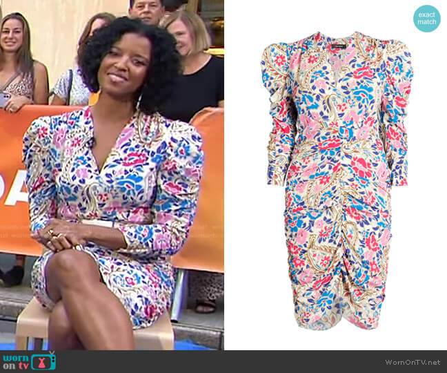 Celina Dress by Isabel Marant worn by Renee Elise Goldsberry on Today