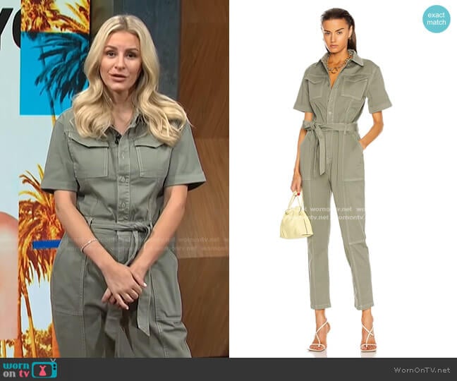 Marissa Jumpsuit by Jonathan Simkhai worn by Morgan Stewart on E! News