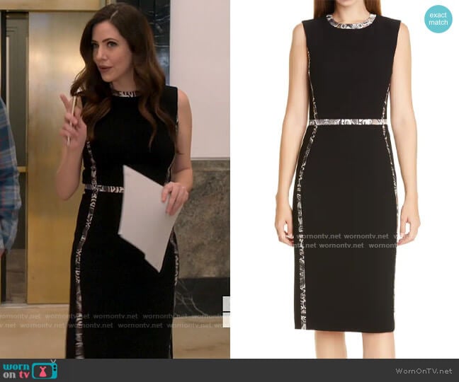 Judith & Charles Picasso Dress worn by Andrea Rojas (Julie Gonzalo) on Supergirl