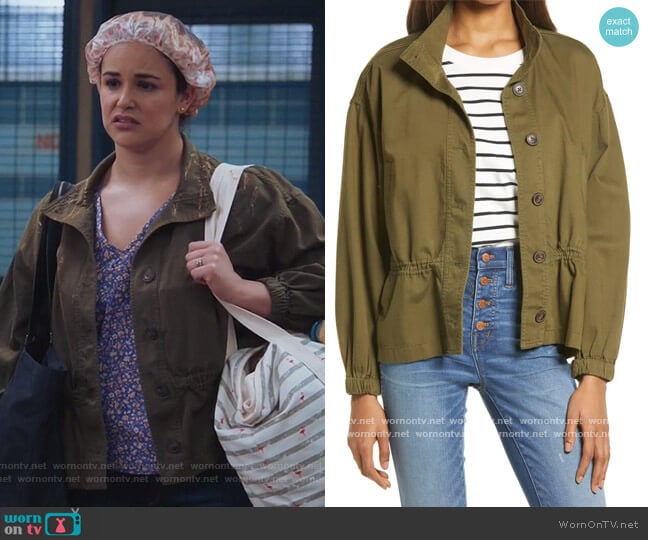 Highbury Military Jacket by Madewell worn by Amy Santiago (Melissa Fumero) on Brooklyn Nine-Nine