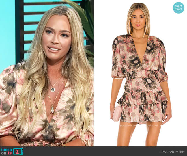 Lilah Dress by Misa Los Angeles worn by Teddi Mellencamp on E! News Daily Pop