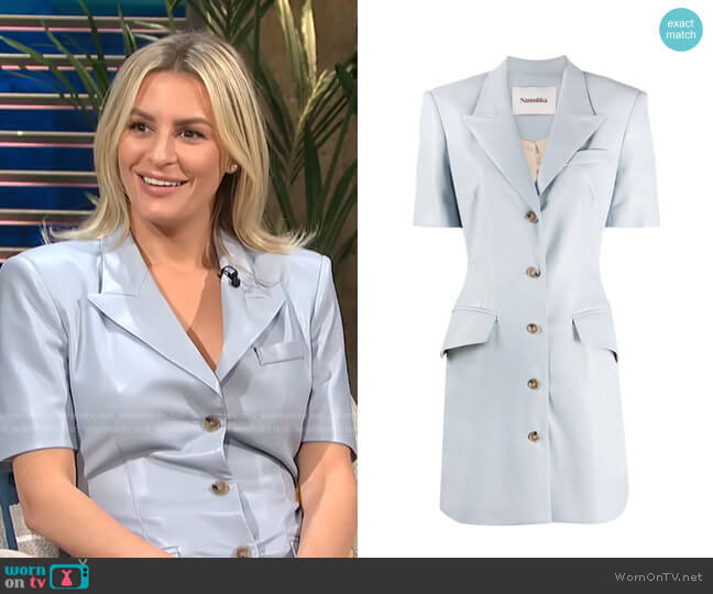 Anco Dress by Nanushka worn by Morgan Stewart on E! News