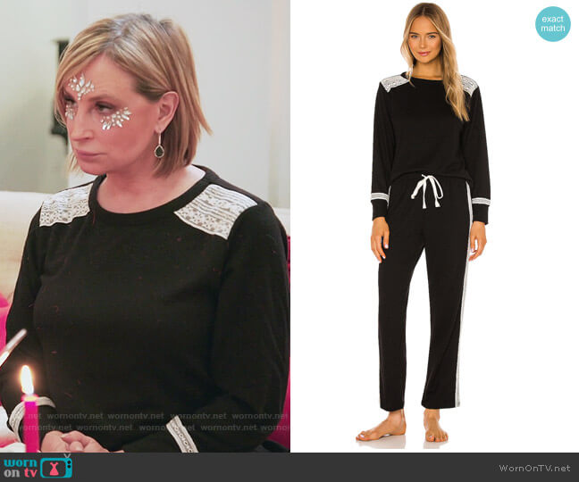 WornOnTV: Sonja’s black lace inset pajamas on The Real Housewives of ...