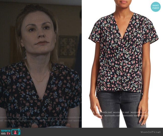 Shields Short-Sleeve Top by Rag & Bone worn by Anna Paquin on Modern Love