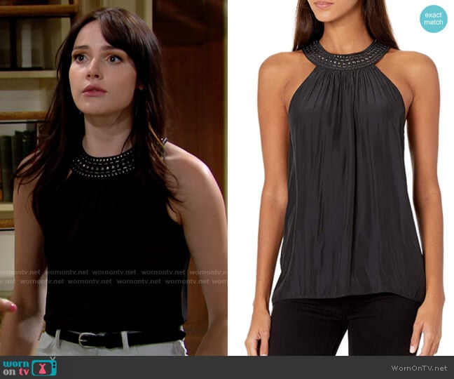 Ramy Brook Heather Top worn by Tessa Porter (Cait Fairbanks) on The Young and the Restless