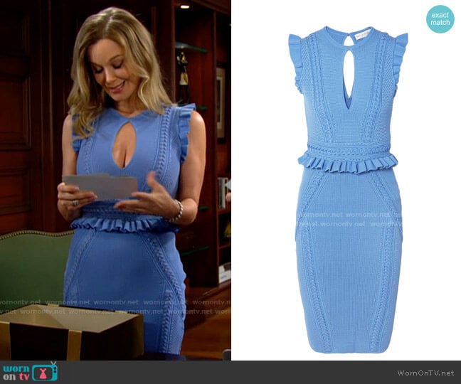 Rebecca Vallance Majorca Dress worn by Donna Logan (Jennifer Gareis) on The Bold and the Beautiful