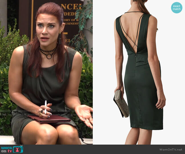 Reiss Karina Dress worn by Sally Spectra (Courtney Hope) on The Young and the Restless