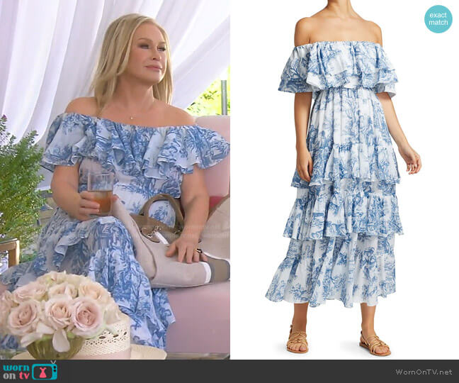 Ash Dress by Rhode worn by Kathy Hilton on The Real Housewives of Beverly Hills