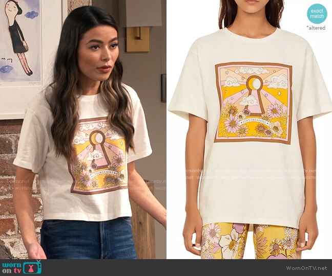 Sandro H21 Etoile Tee worn by Carly Shay (Miranda Cosgrove) on iCarly