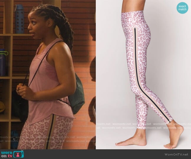 Spiritual Gangster Pink Desert Leopard Leggings