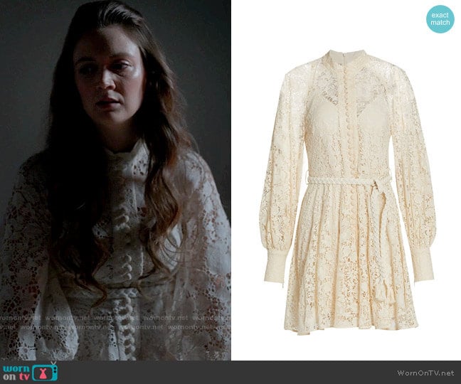 Zimmermann Cassie Dress worn by Liv Whitley (Billie Lourd) on American Horror Stories