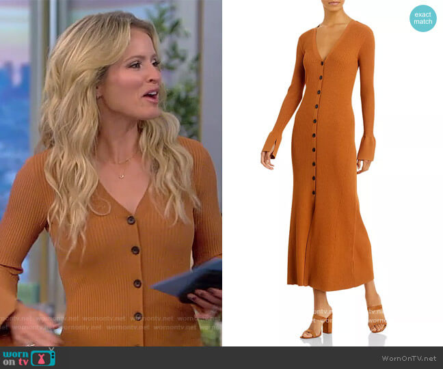 Tamara Sweater Midi Dress by A.L.C. worn by Sara Haines on The View