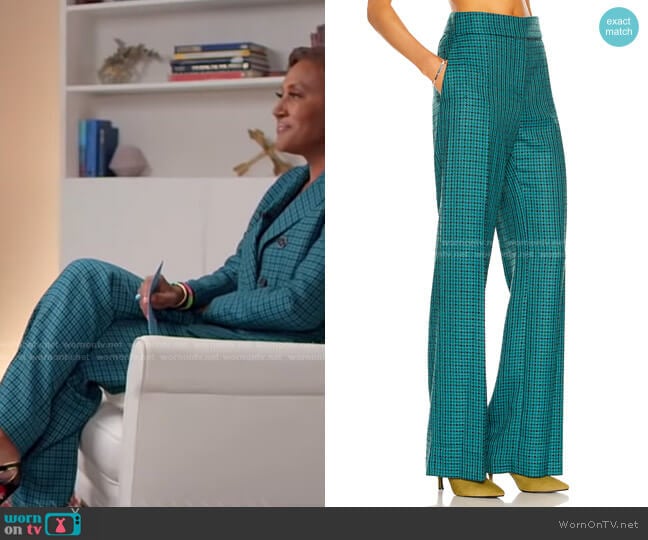 Tailored Pant by Alexandre Vauthier worn by Robin Roberts on Good Morning America