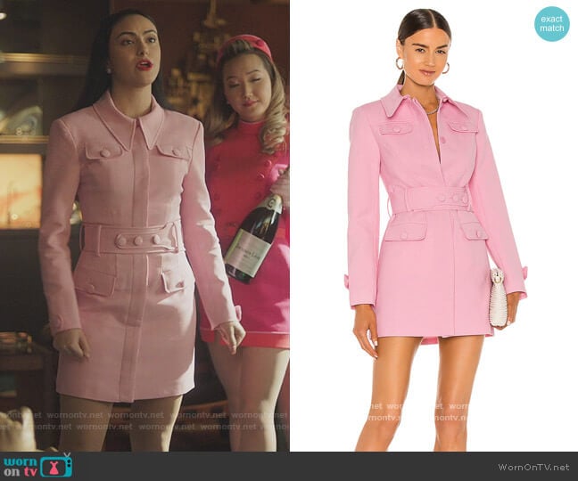 X Revolve Little Journey Blazer Dress by Alice McCall worn by Veronica Lodge (Camila Mendes) on Riverdale