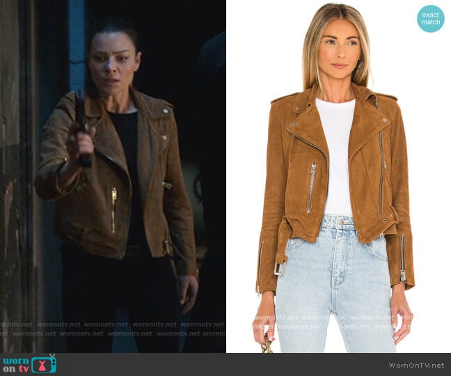 Chloe’s brown suede jacket on Lucifer