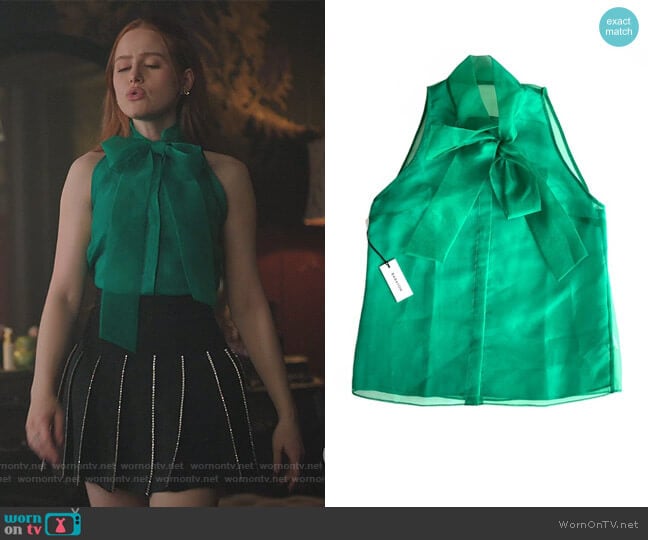 Julious Blouse by Babaton at Aritzia worn by Cheryl Blossom (Madelaine Petsch) on Riverdale