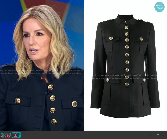 Button-up Military Jacket by Michael Kors worn by Dr. Jennifer Ashton on Good Morning America