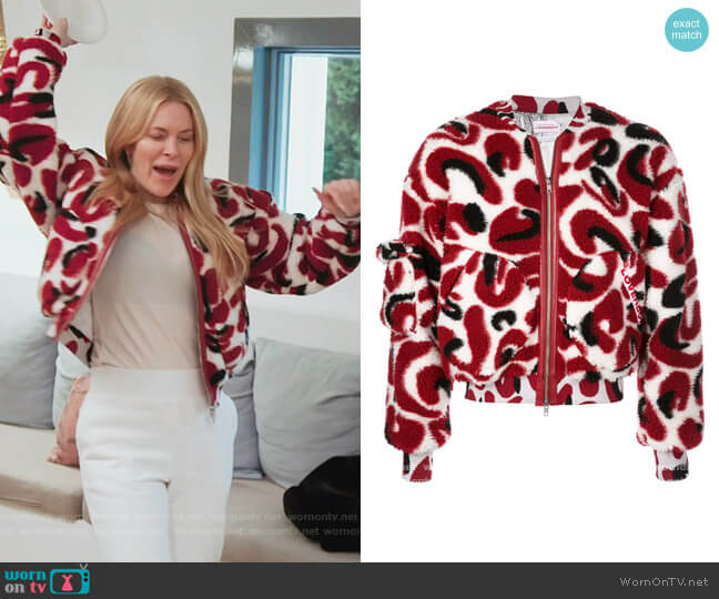 Monster Jacquard jacket by Charles Jeffrey Loverboy worn by Leah McSweeney on The Real Housewives of New York City