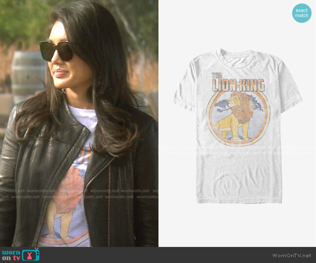 Disney The Lion King Vintage Simba T-Shirt by Hot Topic worn by Crystal Kung Minkoff on The Real Housewives of Beverly Hills