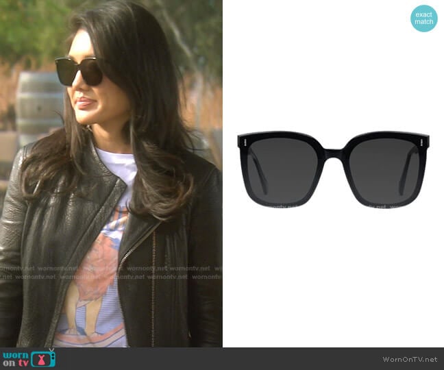 Frida Oversized Frame Sunglasses by Gentle Monster worn by Crystal Kung Minkoff on The Real Housewives of Beverly Hills