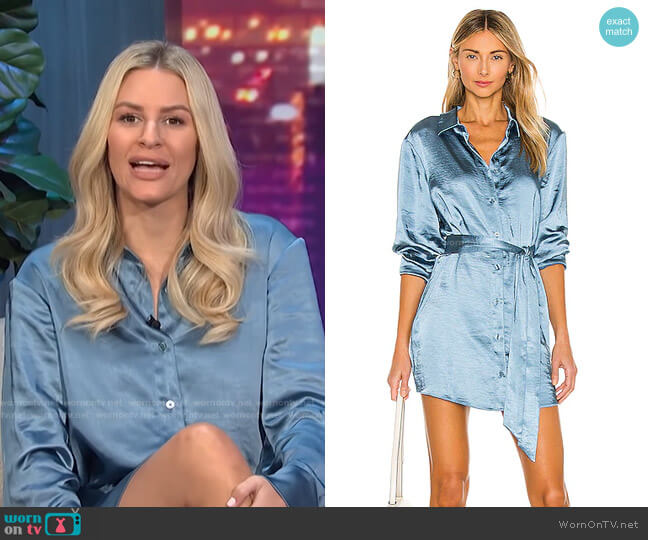 Marta Shirt Dress by L'Academie worn by Morgan Stewart on E! News