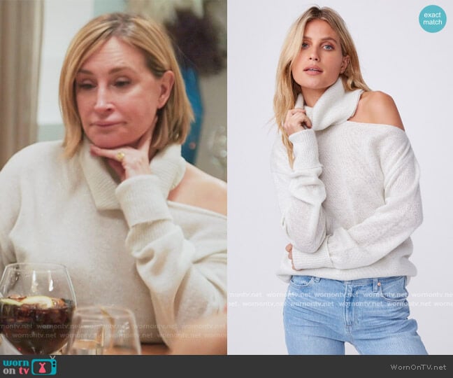 Raundi Sweater by Paige worn by Sonja Morgan on The Real Housewives of New York City